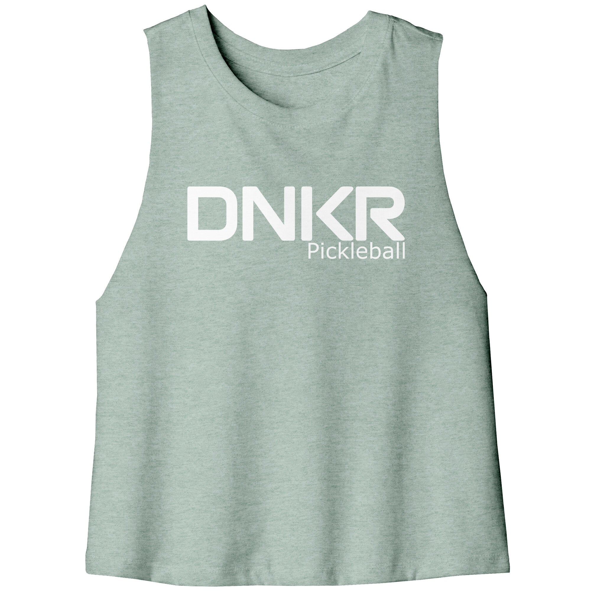 DNKR Pickleball Womens Bella Racerback Crop Tank