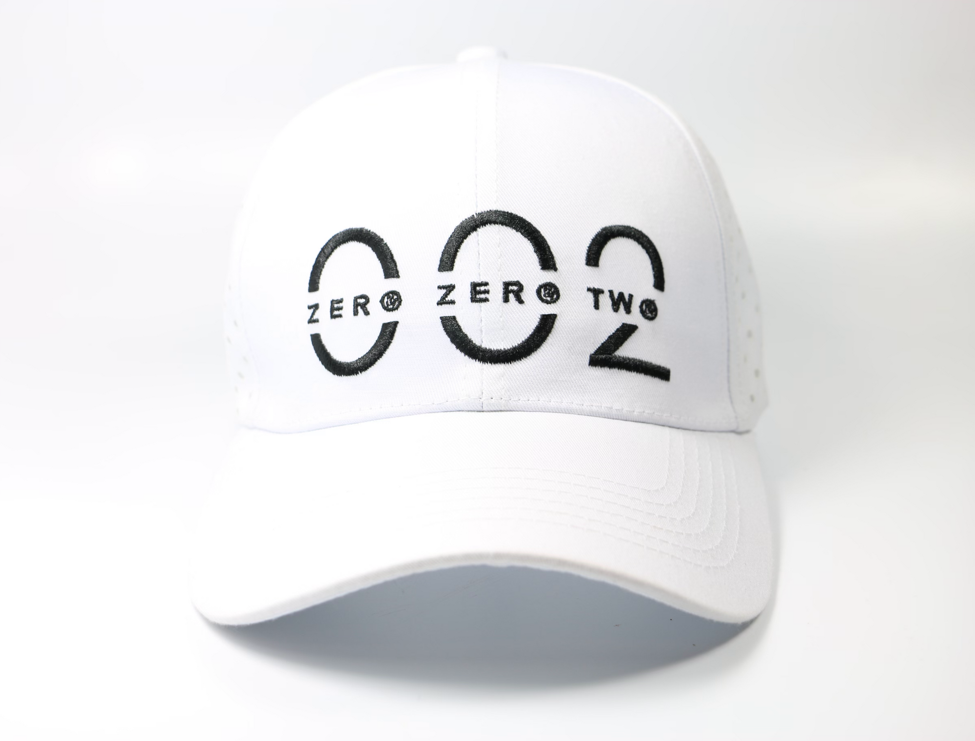 Zero Zero Two White Performance Pickleball Hat