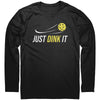 Just Dink It Mens Unisex Long Sleeve Next Level Tri Blend