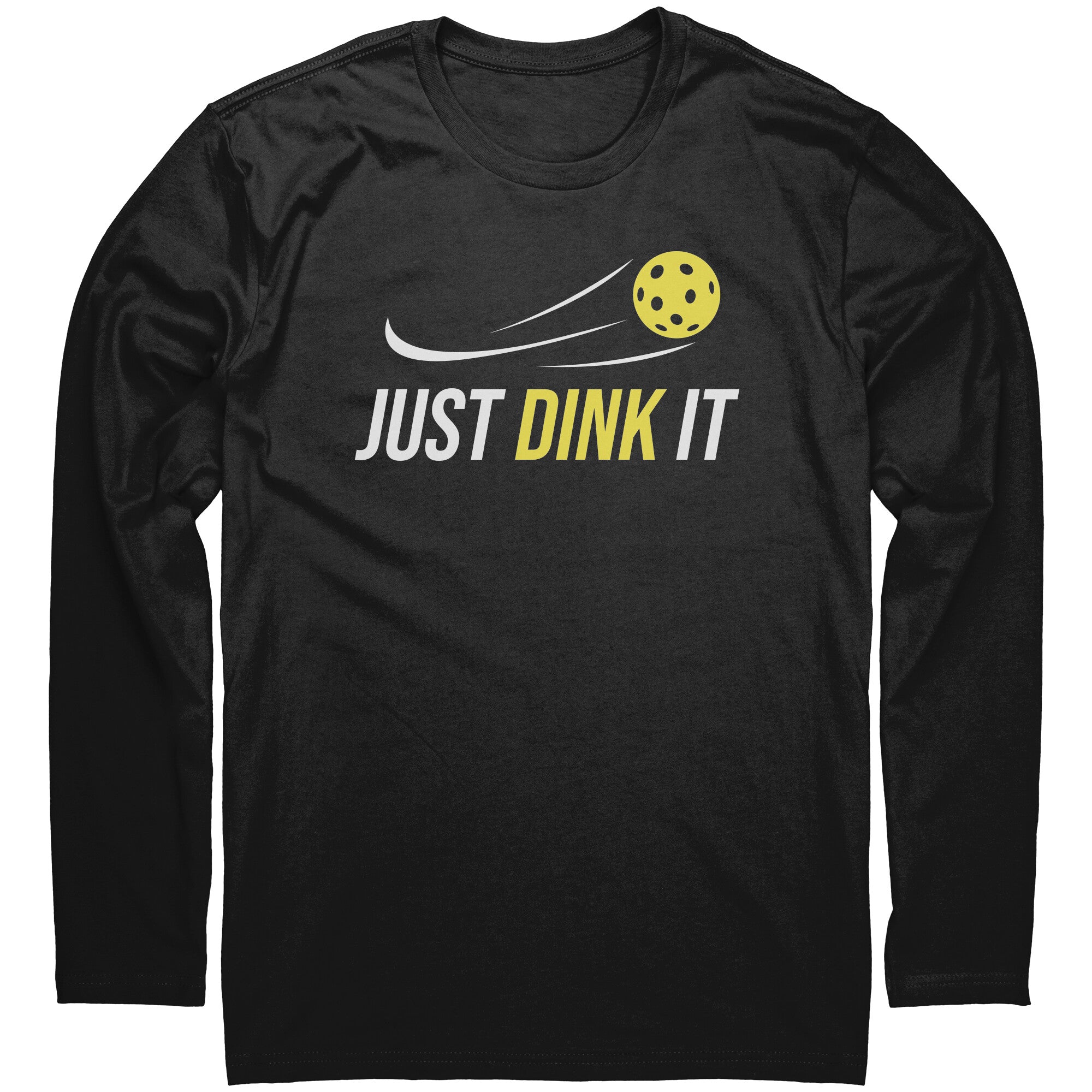 Just Dink It Mens Unisex Long Sleeve Next Level Tri Blend