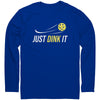 Just Dink It Mens Unisex Long Sleeve Next Level Tri Blend