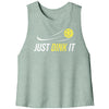 Just Dink It Womens Racerback Crop Tank