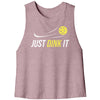 Just Dink It Womens Racerback Crop Tank