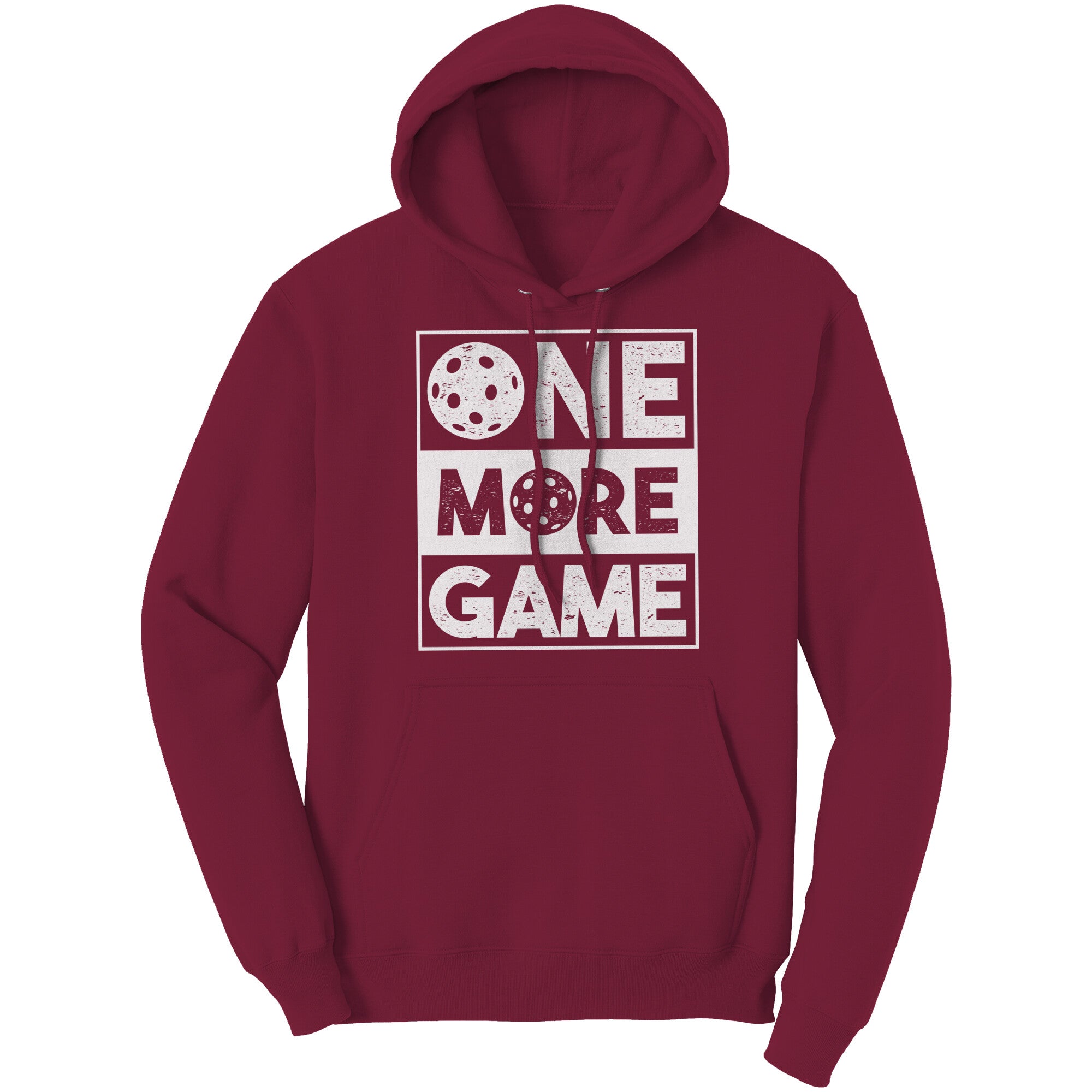 ONE MORE GAME Mens Unisex Port & Co Hoodie