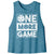 ONE MORE GAME Womens Bella Racerback Crop Tank