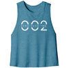 ONE MORE GAME Womens Bella Racerback Crop Tank