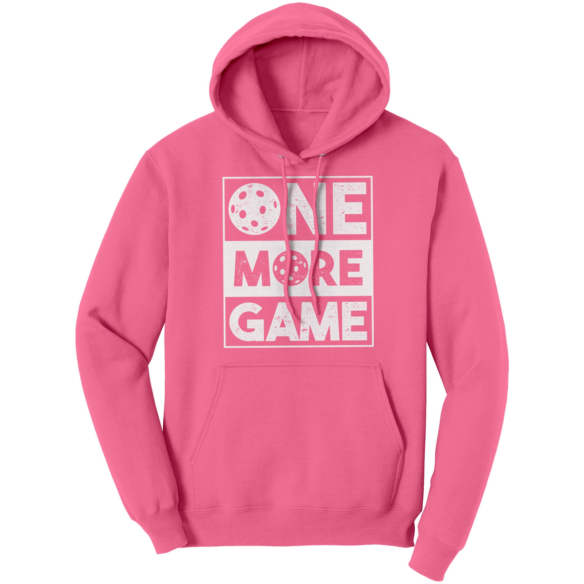 ONE MORE GAME Womens Unisex Port & Co Hoodie