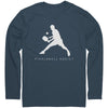 PickleBall Addict Mens Unisex Long Sleeve Next Level Tri Blend