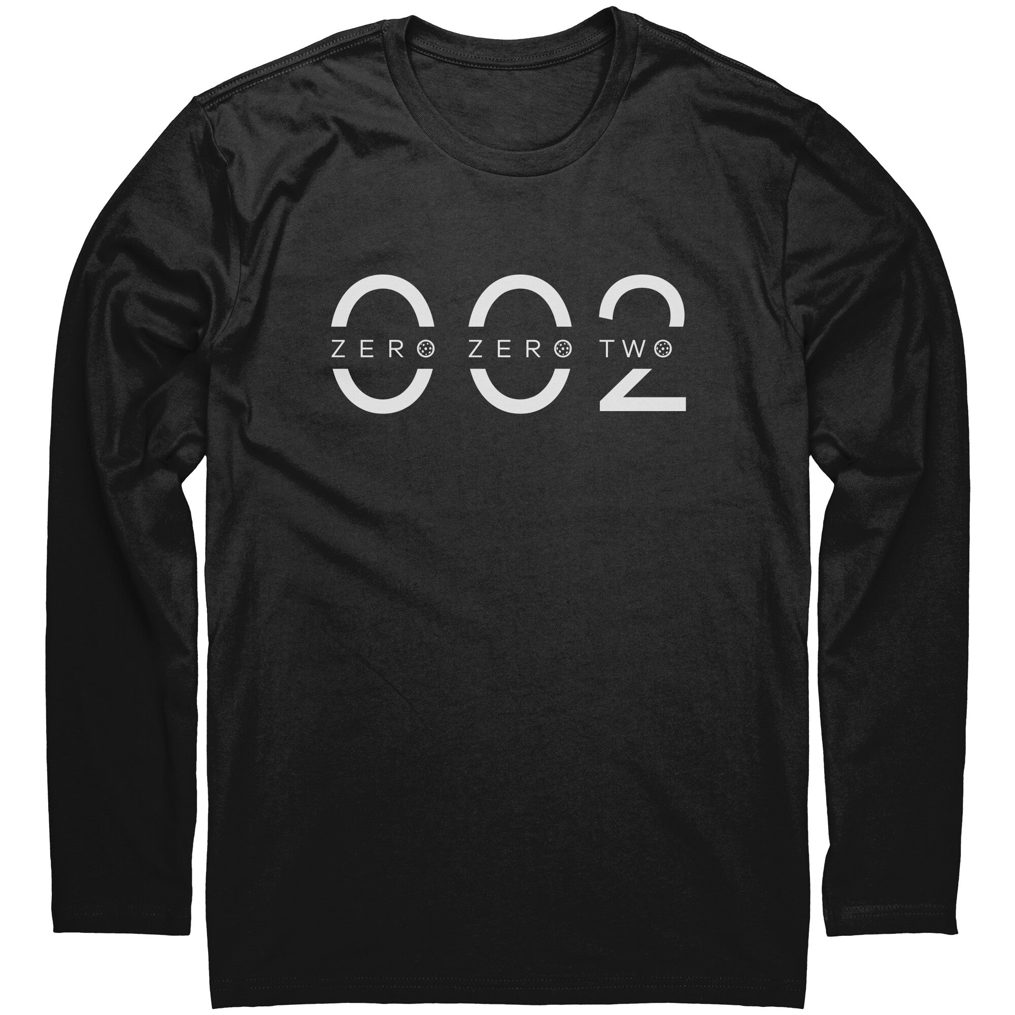 Zero Zero 2 Mens Unisex Long Sleeve Next Level Tri Blend