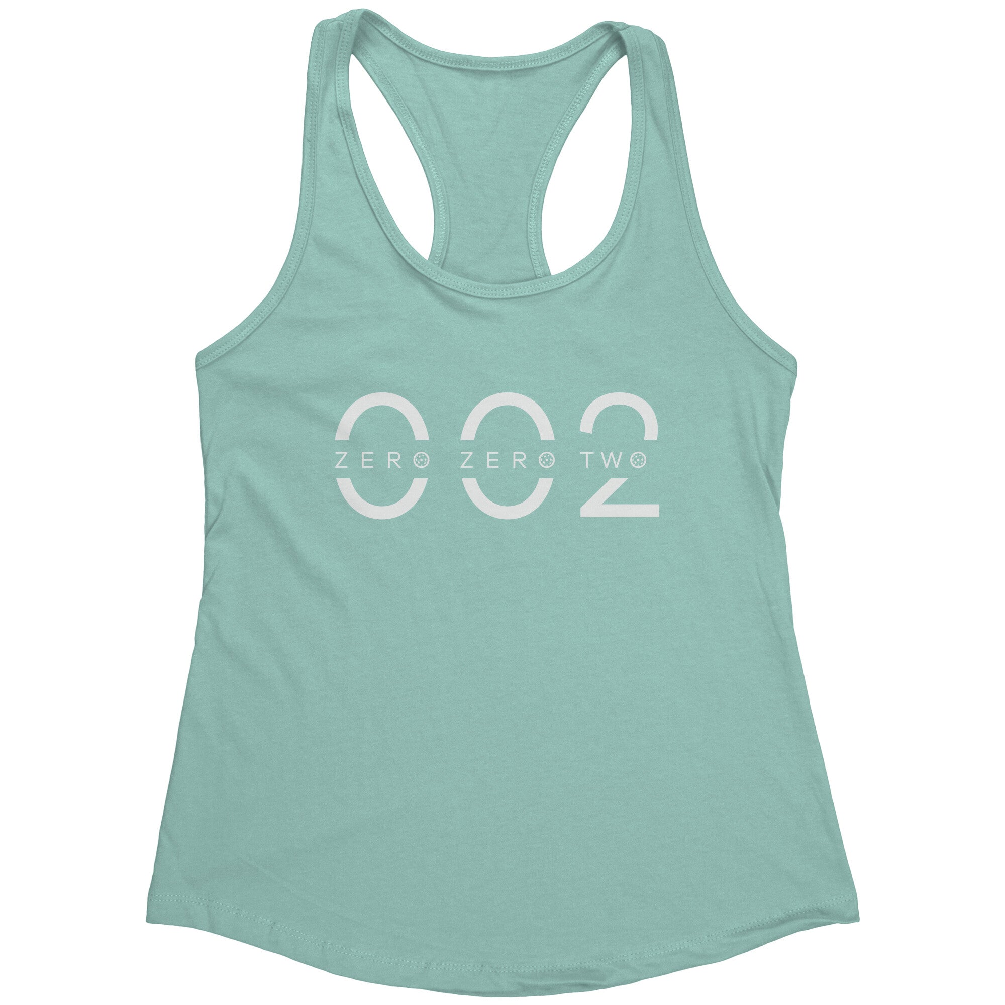 Zero Zero 2 Womens Next Level Racerback Tank